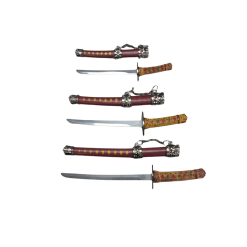 Japanese Samurai Sabre Set 3pcs HK32-3 – FAS 3-2 Triple Katana Display Sword Set