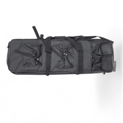 Ballistic Backpack Gun Case 85cm Black – Tactical Rifle Carry Bag with Shoulder Straps FAS9-6B
