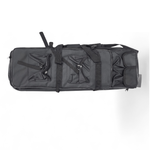 Ballistic Backpack Gun Case 85cm Black – Tactical Rifle Carry Bag with Shoulder Straps FAS9-6B