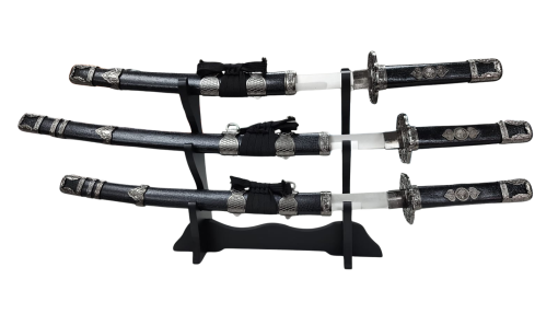 FAS3-7 SWORD 3PC DISPLAY WITH STAND HK3012