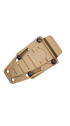 FAS7-7 EDC FIXED BLADE TAN WITH KYDEX SHEATH