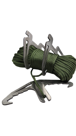FAS8-7 Rope With Climbing Hooks (Grappling Hook)