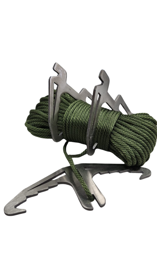 FAS8-7 Rope With Climbing Hooks (Grappling Hook)