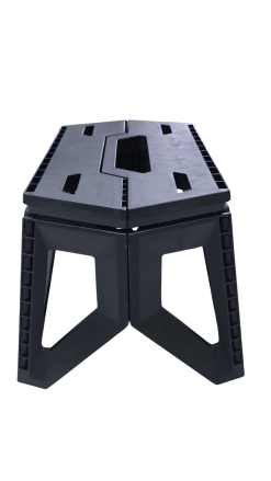 FAS FOLDING STOOL TACTICAL LOOK BLACK - FAS9-14