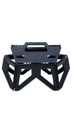 FAS FOLDING STOOL TACTICAL LOOK BLACK - FAS9-14