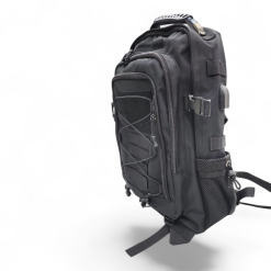 Ballistic Tactical Backpack 30L Black – Usb & Aux Port Everyday Carry Travel Backpack FAS9-16B