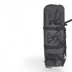 Ballistic Backpack Gun Case 85cm Black – Tactical Rifle Carry Bag with Shoulder Straps FAS9-6B