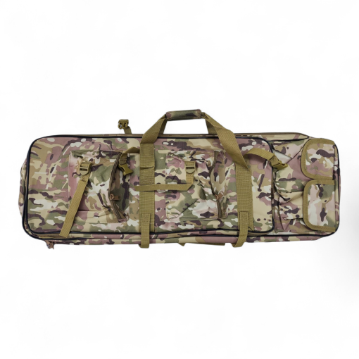 Ballistic Backpack Gun Case 95cm Multicam – Tactical Rifle Carry Bag with Shoulder Straps FAS9-7M