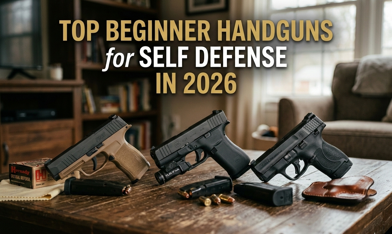 Top Beginner Handguns for Self Defense in 2026