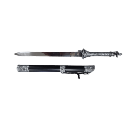 Dragon Katana Sword with Stand – FAS3-10 1Pcs Decorative Sword Black Sheath Grey Handle 46cm