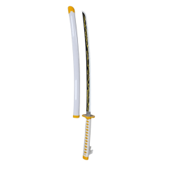 Plastic Training Sword White & Yellow – Fas3-12 Durable Practice Sword for Safe Training