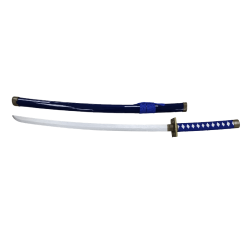 Plastic Training Sword Blue Sheath & Handle – Fas 3-16 Durable Practice Sword for Safe Training