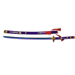 Plastic Training Sword Purple & Red with Yellow Flower – Fas3-17 Practice Sword for Safe Training