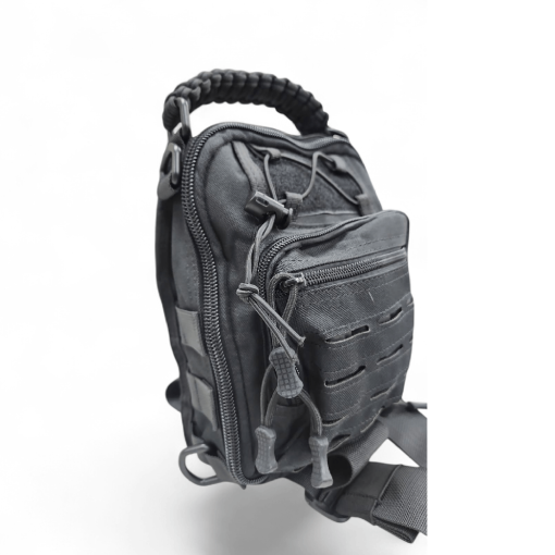 Ballistic Tactical Sling Bag Black – Compact Crossbody Shoulder Pack FAS9-20B