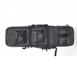 Ballistic Backpack Gun Case 95cm Black – Tactical Rifle Carry Bag with Shoulder Straps FAS9-7B