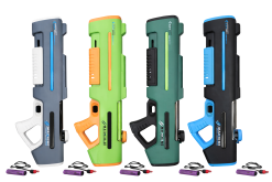 FAS5-2 ELECTRIC WATER GUN DUAL SPRAY HEAD KB1380 ( GREY,BLACK,GREEN, DARK GREEN)