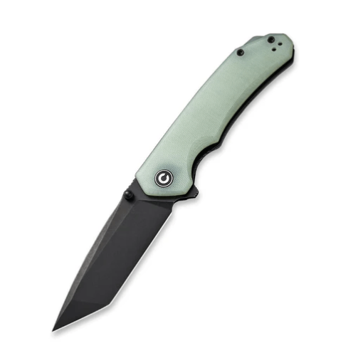 Civivi Brazen Tanto Folding Knife C2023E – Black Stonewashed D2 Blade, Black G10 Handle