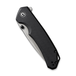 Civivi Brazen Drop Point Folding Knife C2102C – Stonewashed Blade, Black G10 Handle