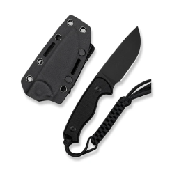 Civivi Timberbark Fixed Blade Knife C23094-1 – Black G10 Handle