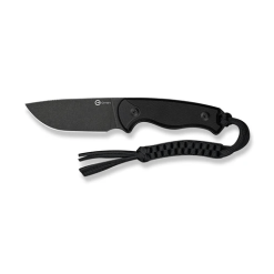 Civivi Timberbark Fixed Blade Knife C23094-1 – Black G10 Handle