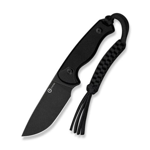 Civivi Timberbark Fixed Blade Knife C23094-1 – Black G10 Handle