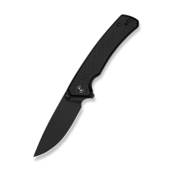 Civivi Merit Folding Knife C24012-1 – Black Stonewashed Drop Point Blade, Black G10 Handle
