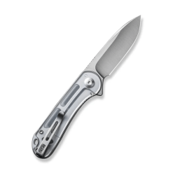 Civivi Elementum Flipper Knife C907A-7 – D2 Satin Drop Point Blade & Clear Lexan Handle