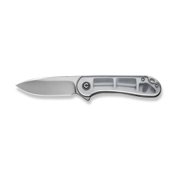 Civivi Elementum Flipper Knife C907A-7 – D2 Satin Drop Point Blade & Clear Lexan Handle