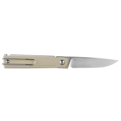 Ruike D712-B Folding Knife – Tan Drop Point Blade, G10 Handle