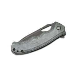 QSP Gorilla Liner lock, 14C28N stonewashed, Denim micarta - QS153-B1