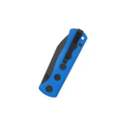 QSP Canary folder Liner lock, 14C28N black stonewashed, Blue G10 - QS150-I2