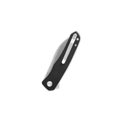 QSP Otter Liner lock, 14C28N stonewashed, Black G10 - QS140-C1