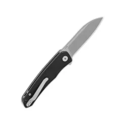 QSP Otter Liner lock, 14C28N stonewashed, Black G10 - QS140-C1