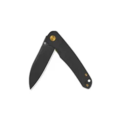 QSP Otter Liner lock, 14C28N black, Black G10 - QS140-C2