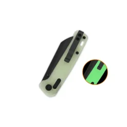 QSP Penguin Glyde lock Glyde lock, 14C28N black, Glow-in-the-dark resin - QS130GL-H2