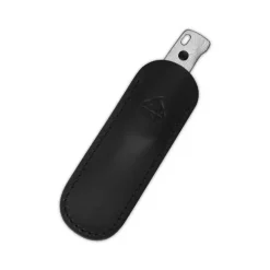 QSP Baby Penguin Fixed blade, 14C28N black stonewash, G10 with aluminum foil, w/ Clip slip - QS130BP-D2