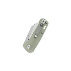 QSP Penguin Mini Liner lock, 14C28N Satin, Jade G10 - QS130XS-F1