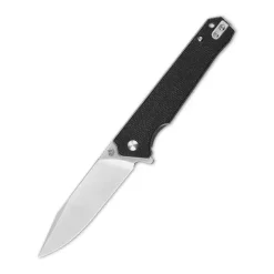 QSP Mamba V2 Liner lock, D2 satin, Black micarta - QS111-G1