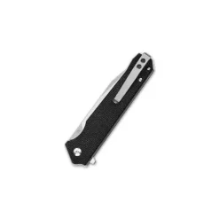 QSP Mamba V2 Liner lock, D2 satin, Black micarta - QS111-G1