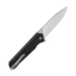 QSP Mamba V2 Liner lock, D2 satin, Black micarta - QS111-G1