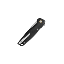 Ruike P873-MB Folding Knife – Drop Point Blade, Micarta Handle, Button Lock