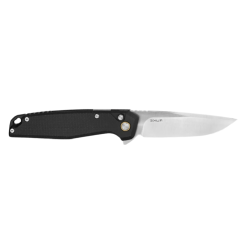 Ruike P873-MB Folding Knife – Drop Point Blade, Micarta Handle, Button Lock