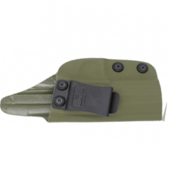 CZ P10C IWB, Kydex, 1.5 inch plastic clip, Right Hand, Army Green-RF-KIP10CAC