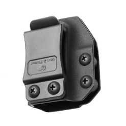 9mm double stack magazines IWB, Kydex, 1.5 inch plastic clip, Right Hand, Black-RF-KMD21