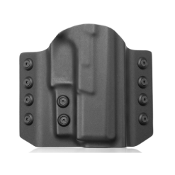 CZ P07 OWB, Kydex, 1.5 inch plastic clip, right hand, black- RF-KOP07A