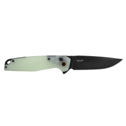 Ruike P873-C Folding Knife – Drop Point Blade, Micarta Handle, Button Lock