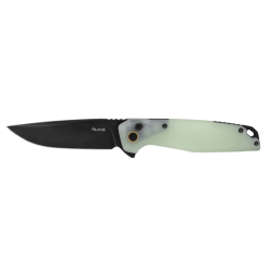 Ruike P873-C Folding Knife – Drop Point Blade, Micarta Handle, Button Lock