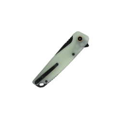 Ruike P873-C Folding Knife – Drop Point Blade, Micarta Handle, Button Lock
