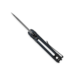 Kizer Microbe V2742A1 – Blue Aluminum Handle, Button Liner Lock