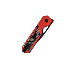 Kizer Mini Militaw V3634SA2 Multicolored G10 Handle Nitro-V Black PVD Blade Folding Knife